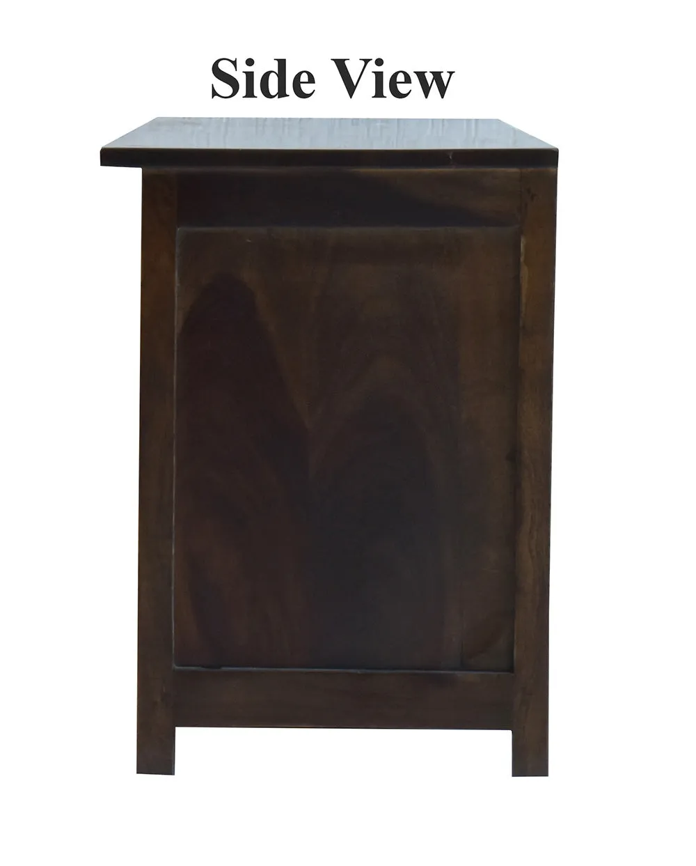 Dark Walnut Wood Multipurpose TV Entertainment Unit/Cabinet