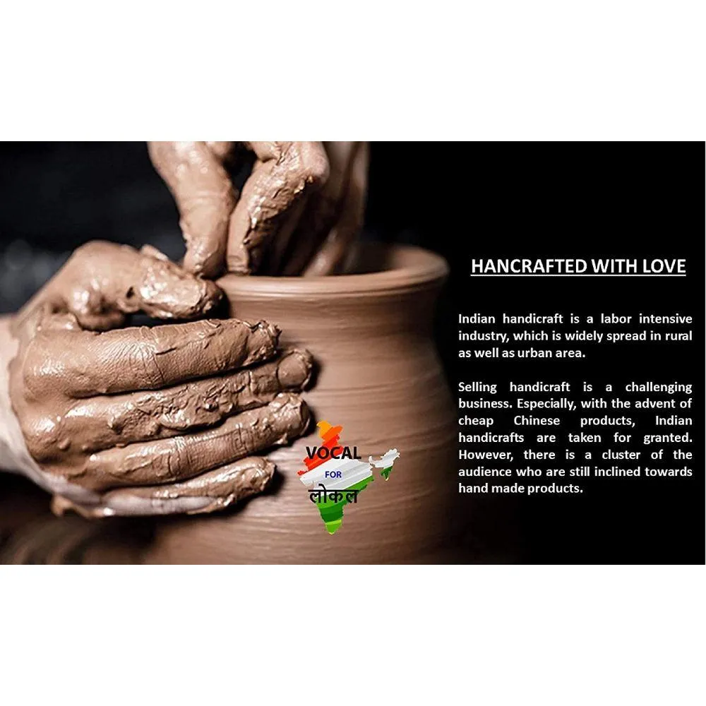 Dash of Blue cylindrical Vase