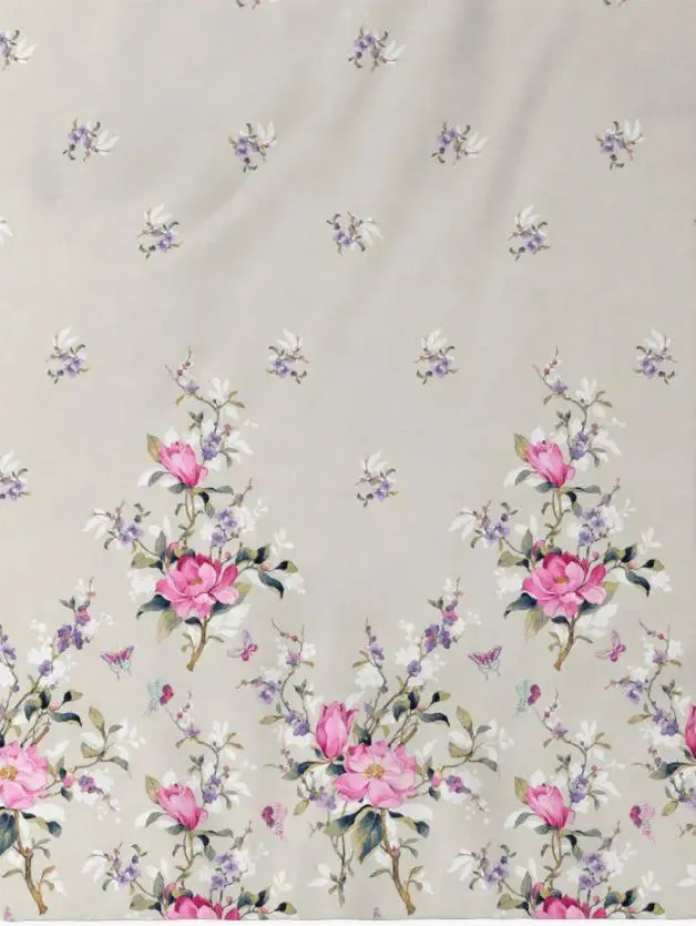 D'Decor Abelia Icons Collection 100% Cotton Double Bedsheet With 4 Pillow Covers