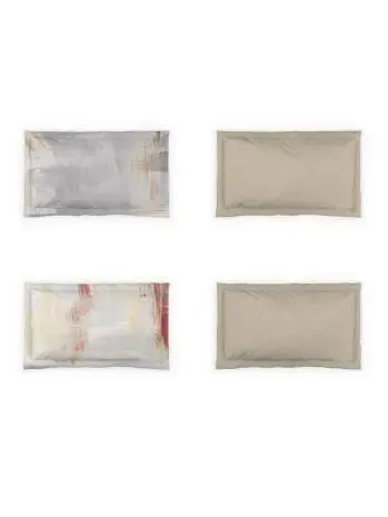 D'Decor Abstract Saturn Icons Collection 100% Cotton Double Bedsheet With 4 Pillow Covers