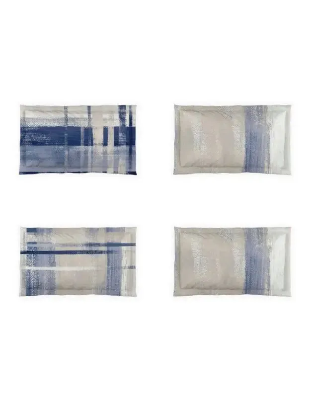 D'Decor Chalk Icons Collection 100% Cotton Double Bedsheet With 4 Pillow Covers