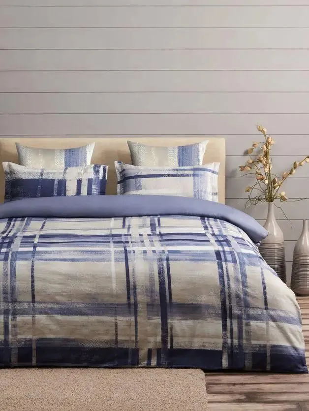 D'Decor Chalk Icons Collection 100% Cotton Double Bedsheet With 4 Pillow Covers