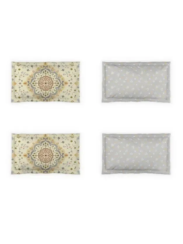 D'Decor Gracious Icons Collection 100% Cotton Double Bedsheet With 4 Pillow Covers