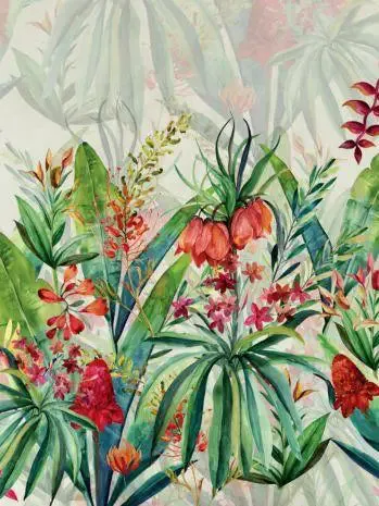 D'Decor Green Spruce Premier Collection 100% Cotton Double Bedsheet With 4 Pillow Covers