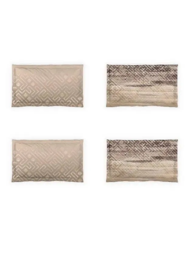 D'Decor Lethe Icons Collection 100% Cotton Double Bedsheet With 4 Pillow Covers