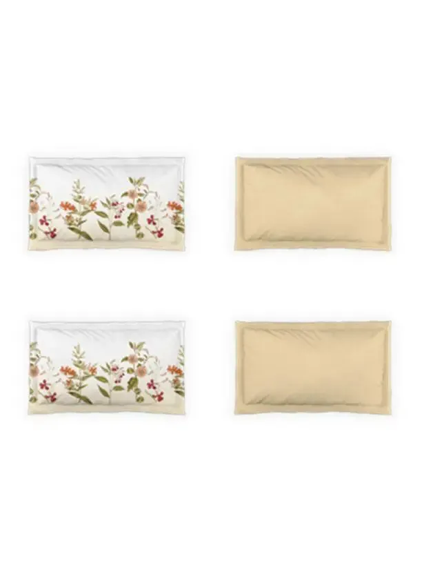 D'Decor Saphire Icons Collection 100% Cotton Double Bedsheet With 4 Pillow Covers