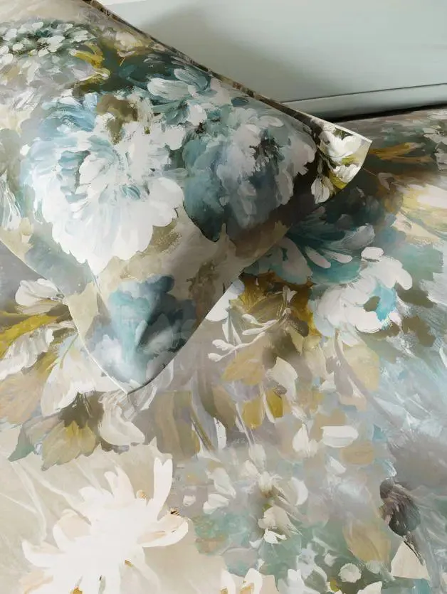 D'Decor Turquoise Premier Collection 100% Cotton Double Bedsheet With 4 Pillow Covers