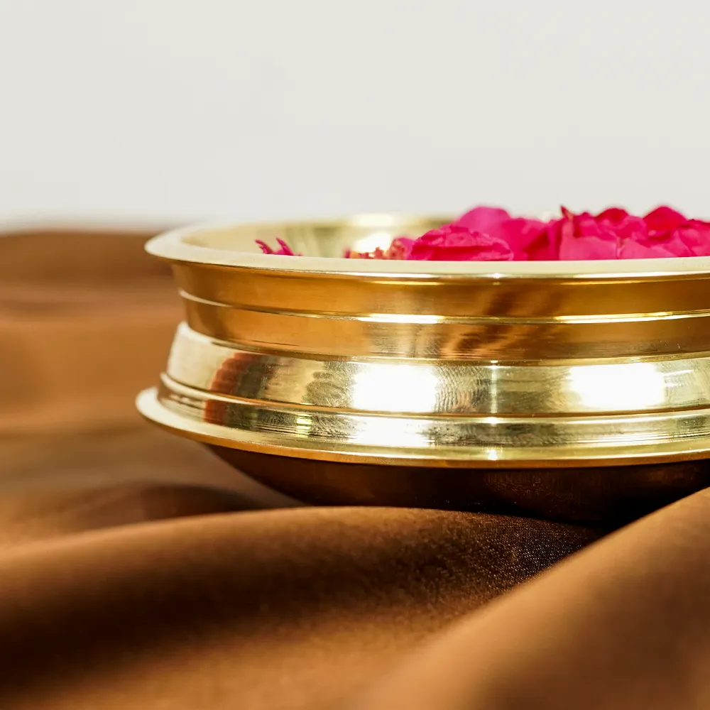 Decorative Brass Traditional Bowl For Temple