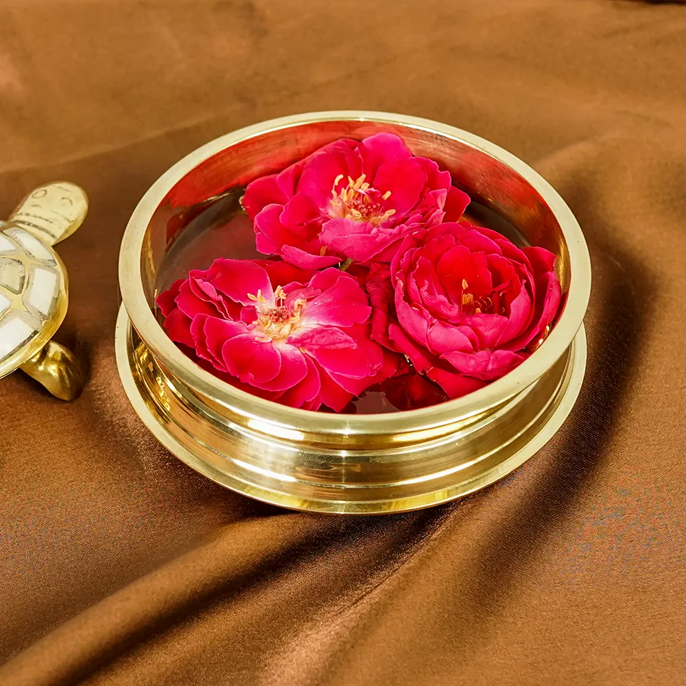Decorative Brass Traditional Bowl For Temple