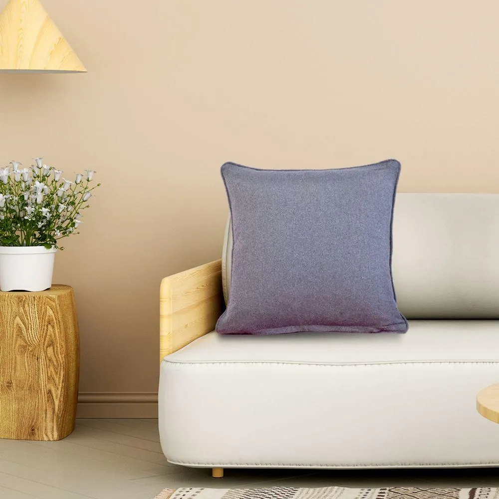 Deep Grey Solid Cushion Cover