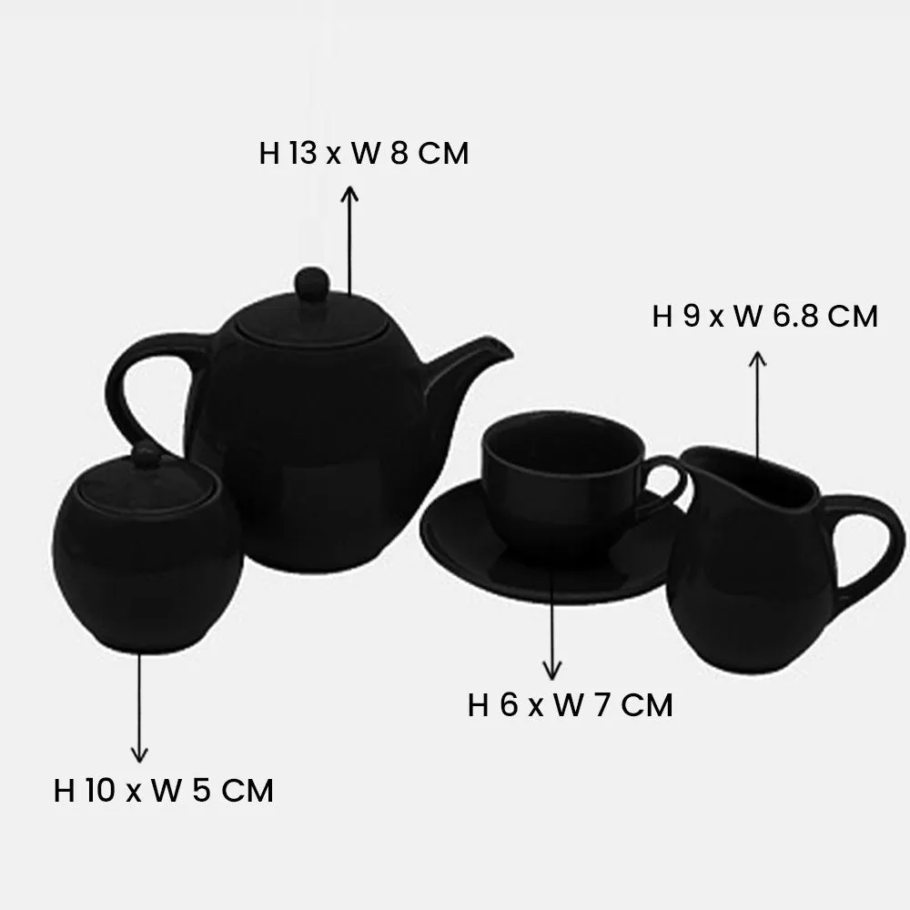 Deep Sea Black Tea Set Pack Of 4