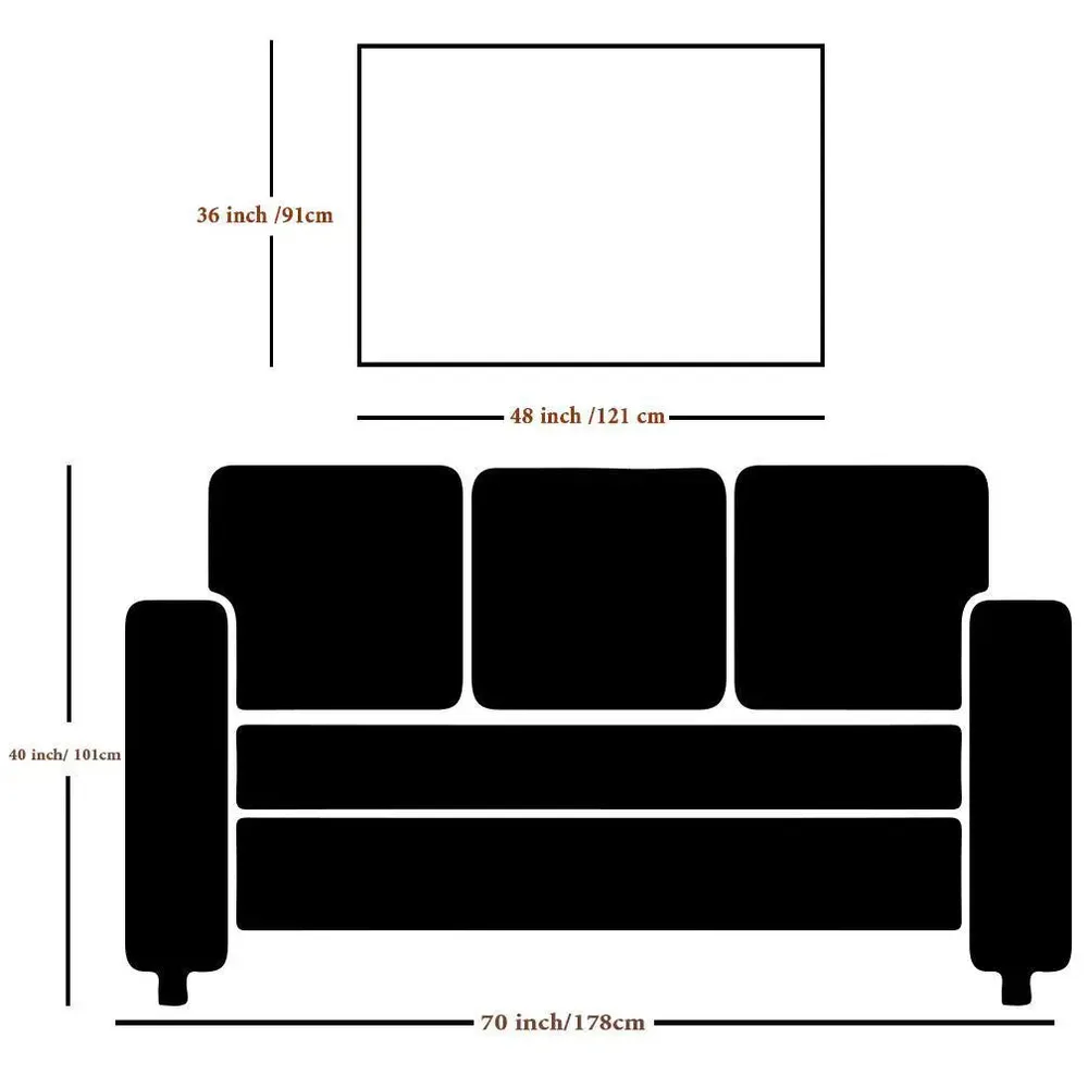 Deer Forest River Scenery Canvas  Big Panoramic Wall Painting 48x36 inch Canvas Print Only