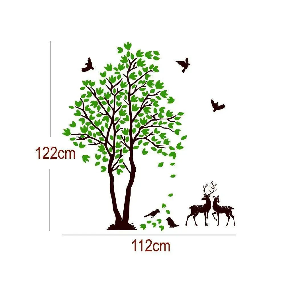 Deer Under Tree Wall Sticker And Wall Decal