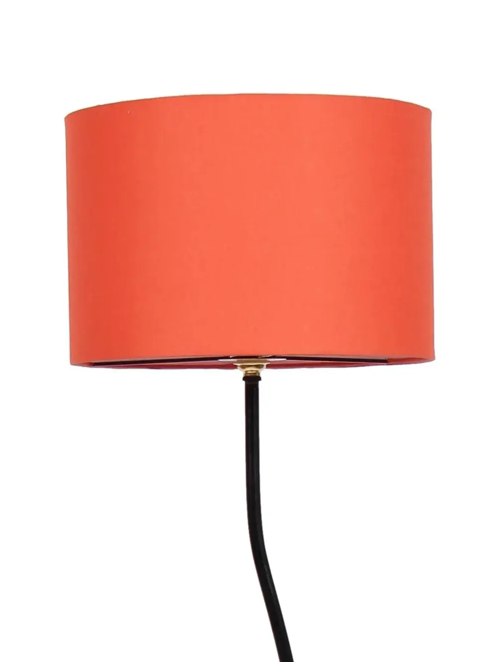 Deigner Wavy Floor Lamp With Drum Shape Cotton Shade Black