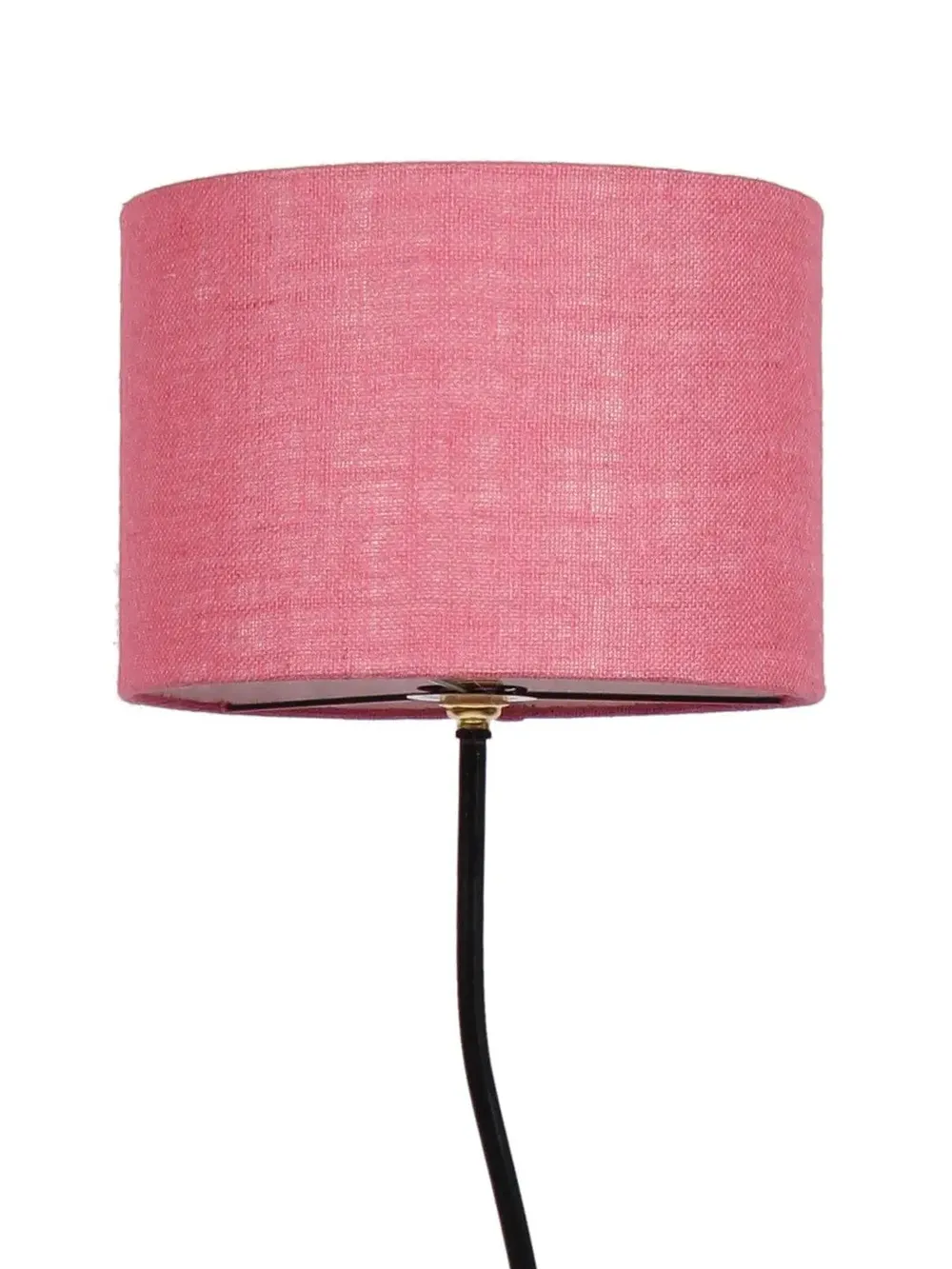 Deigner Wavy Floor Lamp With Drum Shape Jute Shade Beige