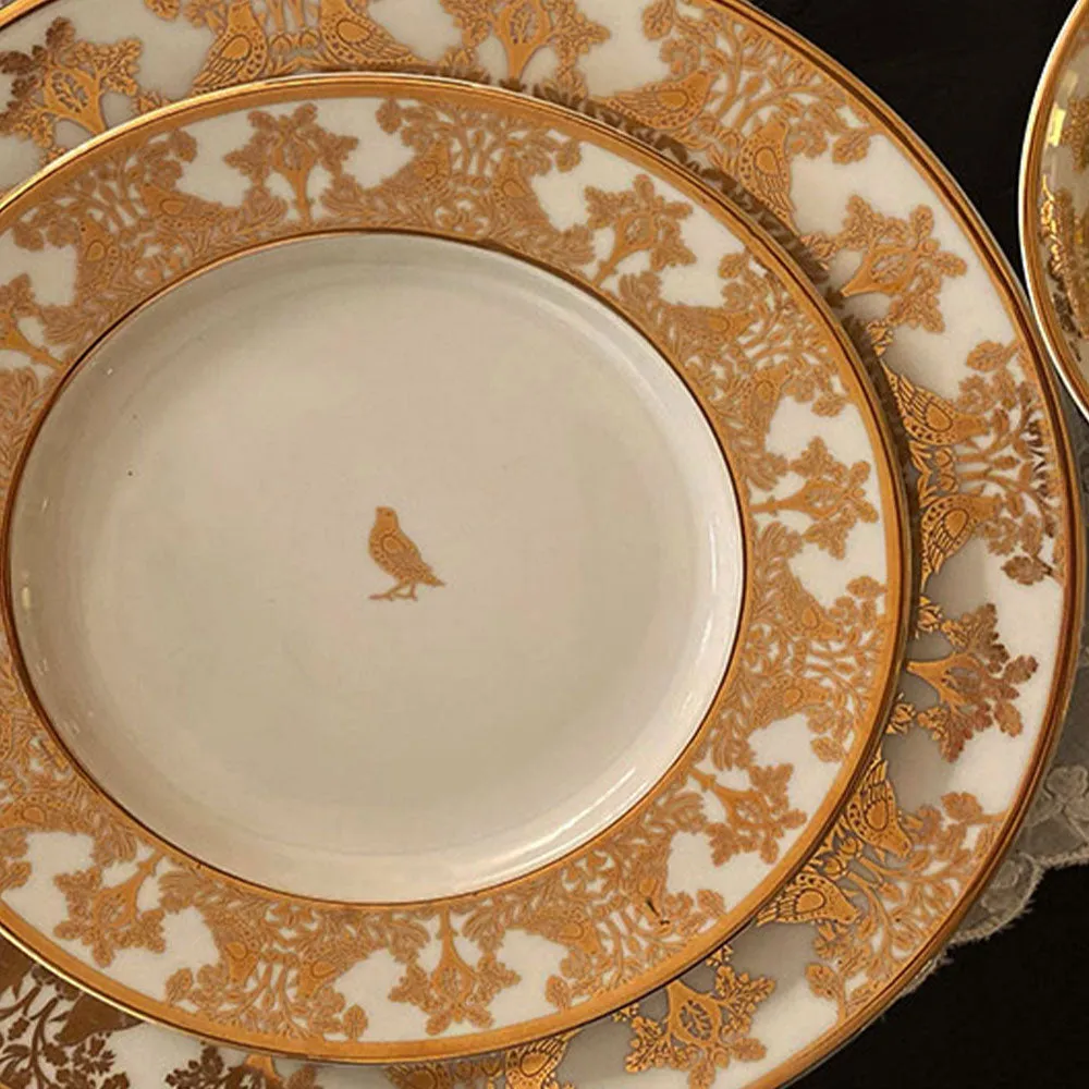 Delicate Mughal Designer Dinner Plate Set Of 6