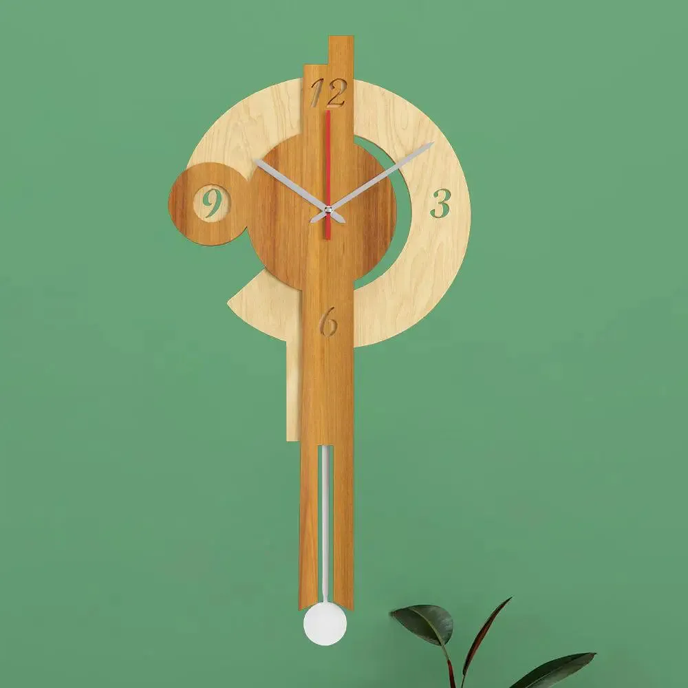Designer Big Pendulum Wall Clock