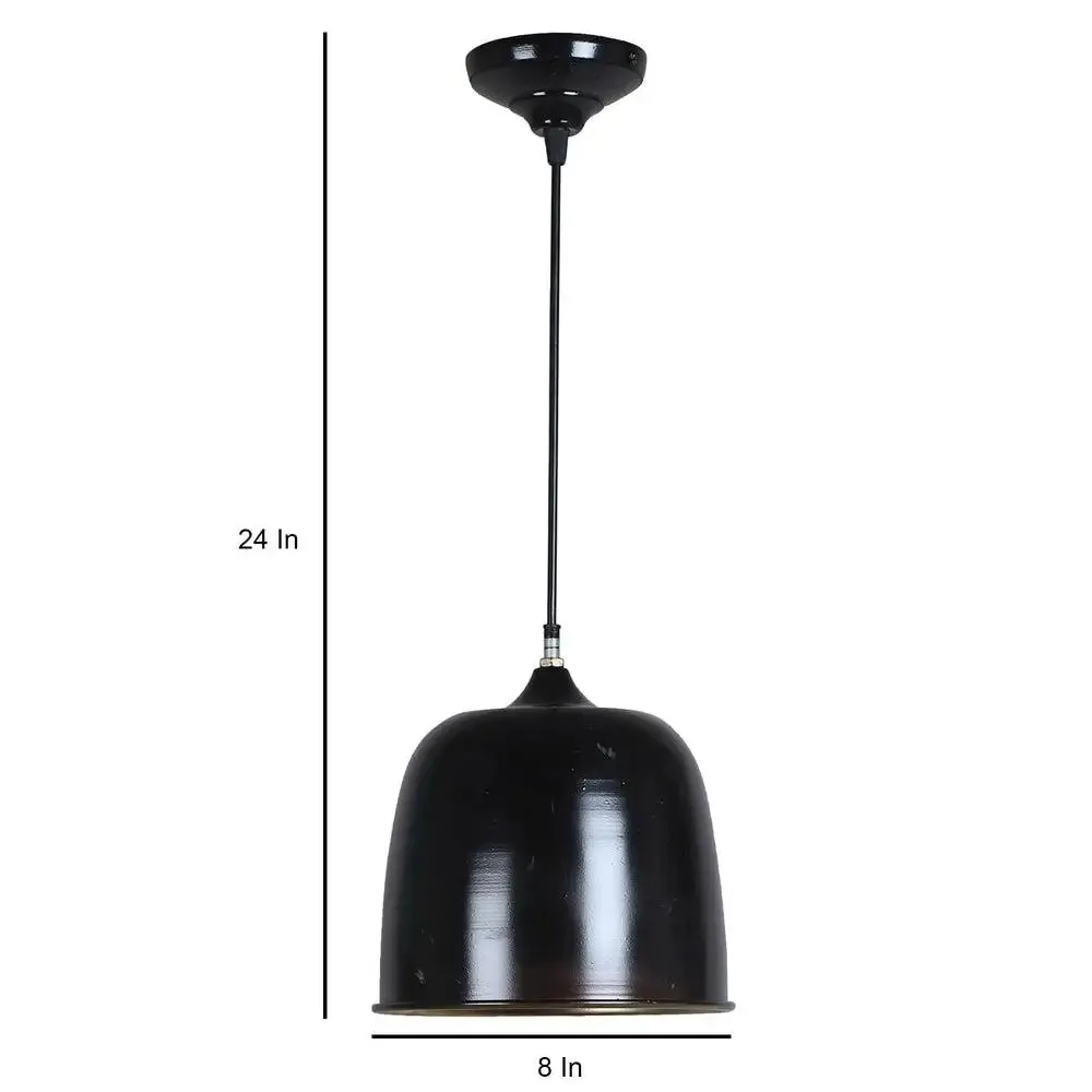 Designer Black & Gold Single Hanging Light