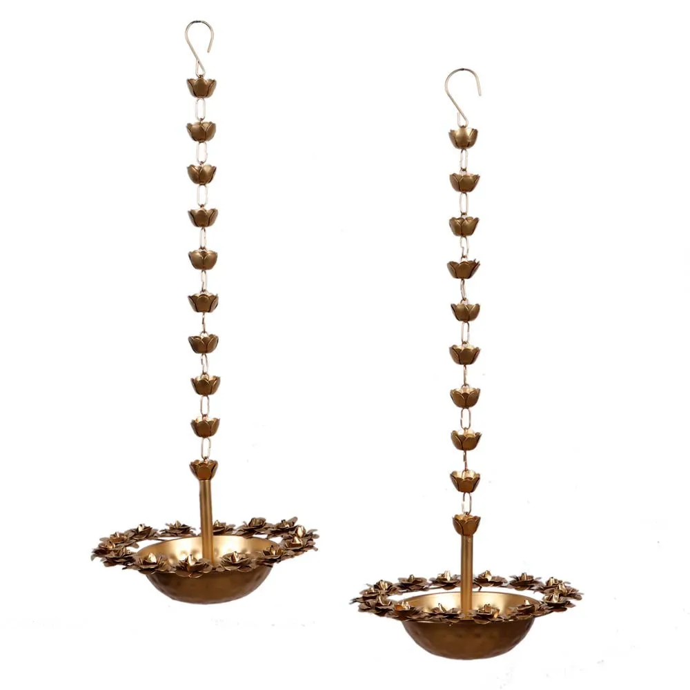 Designer Ethnic Metal Urli for Floating Flowers