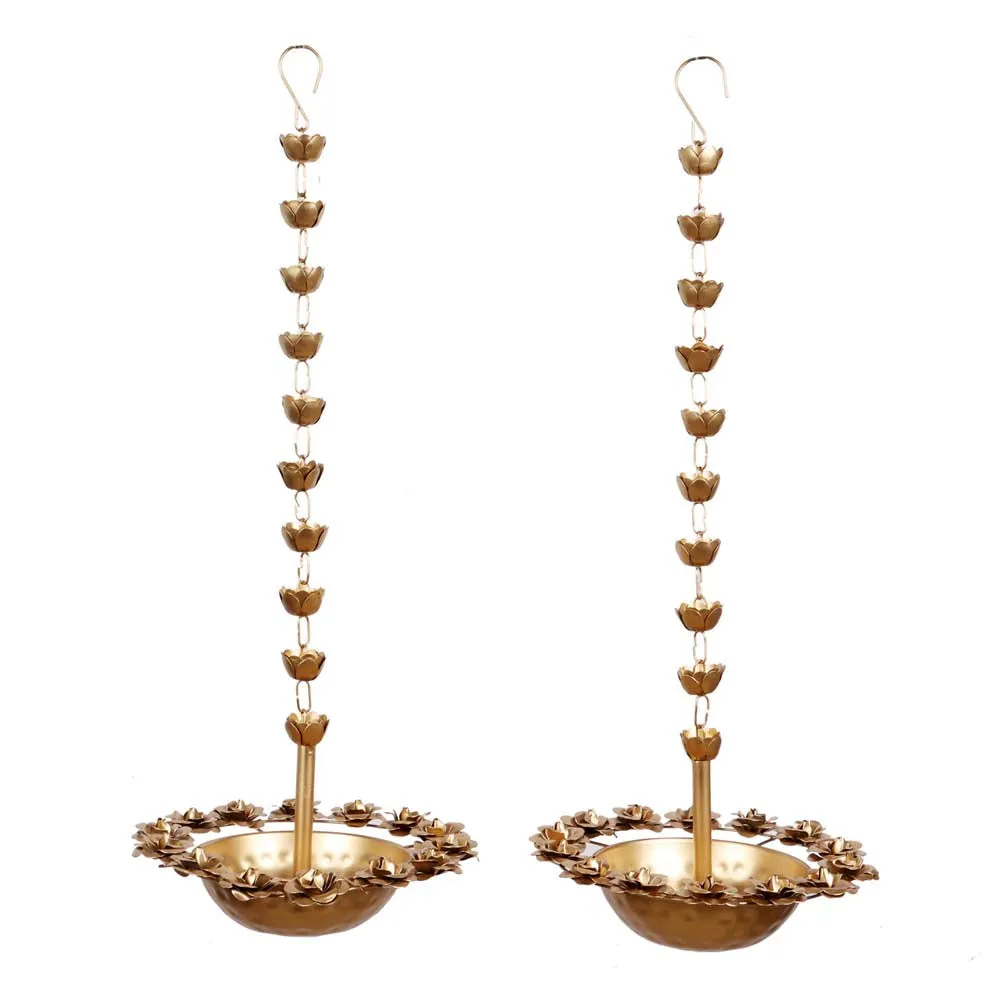 Designer Ethnic Metal Urli for Floating Flowers