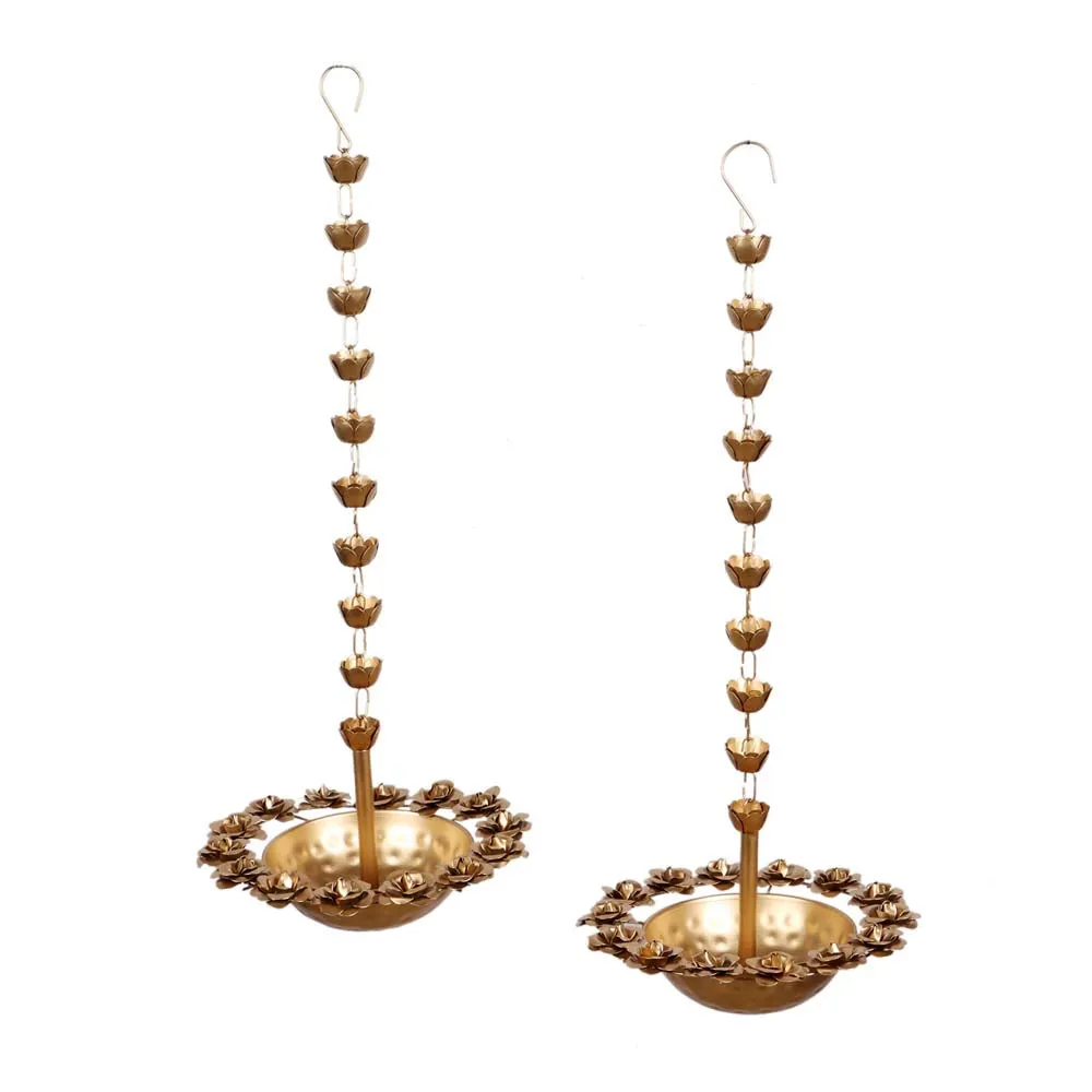 Designer Ethnic Metal Urli for Floating Flowers