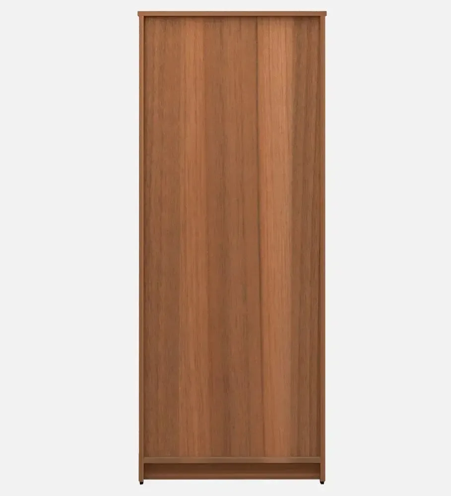 Designer Ivory & Brown Wooden Bookshelf With 2 Doors