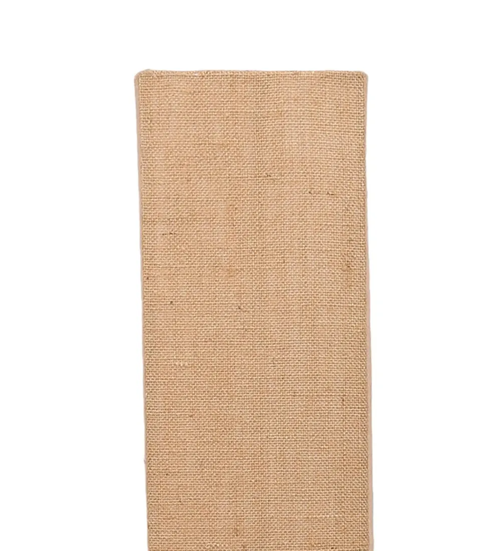 Designer Jute Square Sleek Iron Base Floor Lamp White