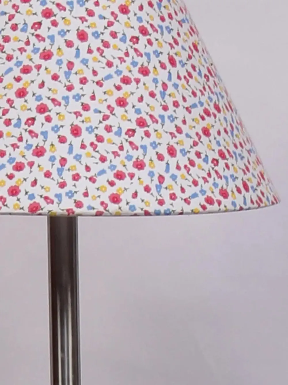 Designer Metal Floor Lamp With Conical Shade