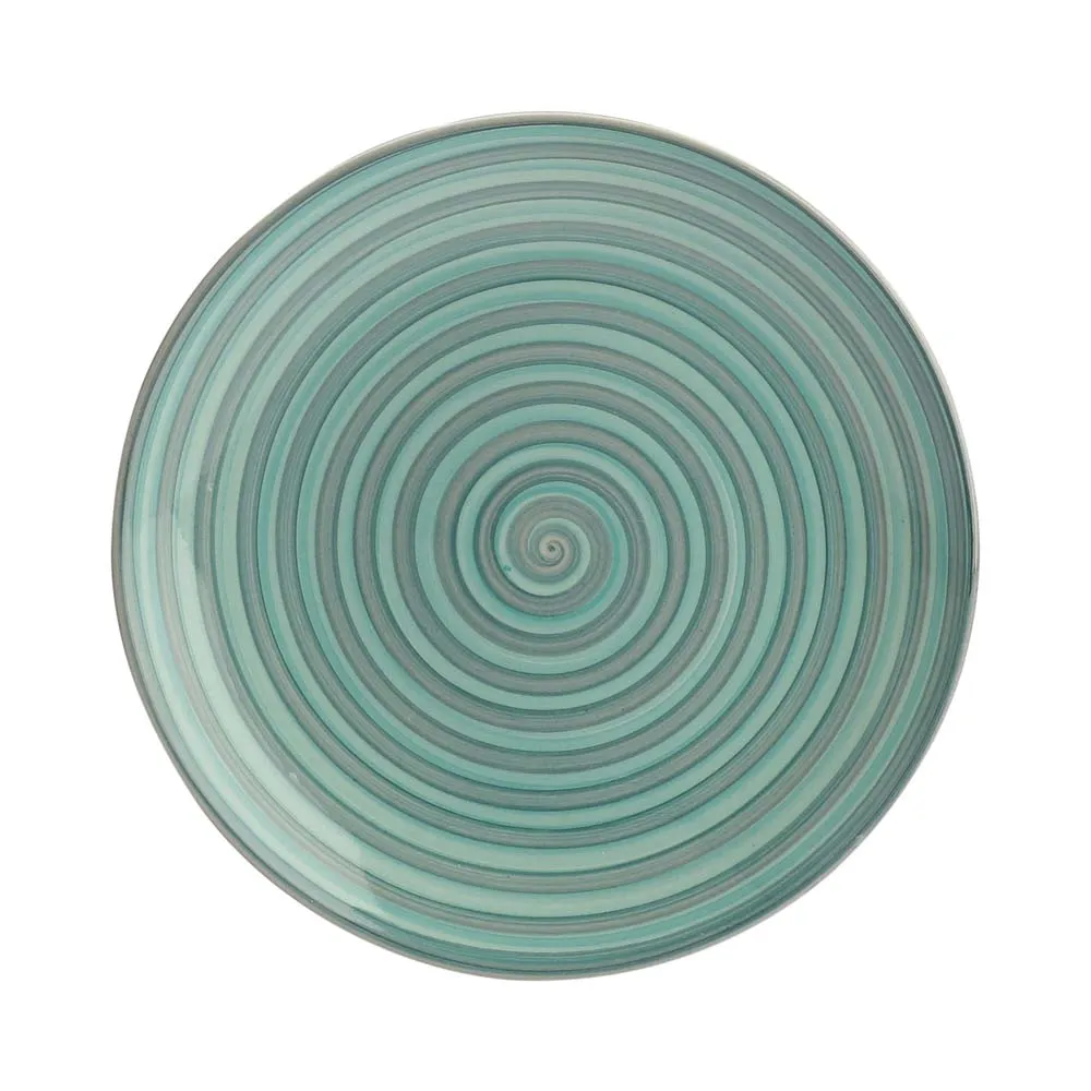 Designer Mint Green Ceramic Side Plates Set Of 4