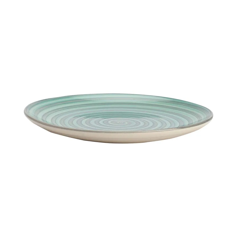 Designer Mint Green Ceramic Side Plates Set Of 4