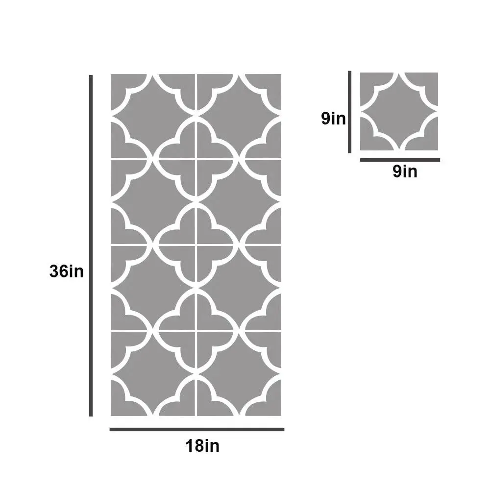 Designer Moroccan Self Adhesive Mirror Stickers