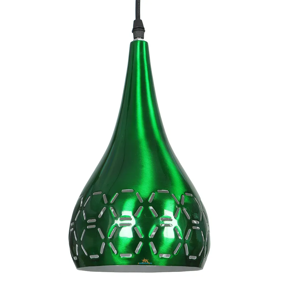 Designer Multicolour Tapered Metal Hanging Light