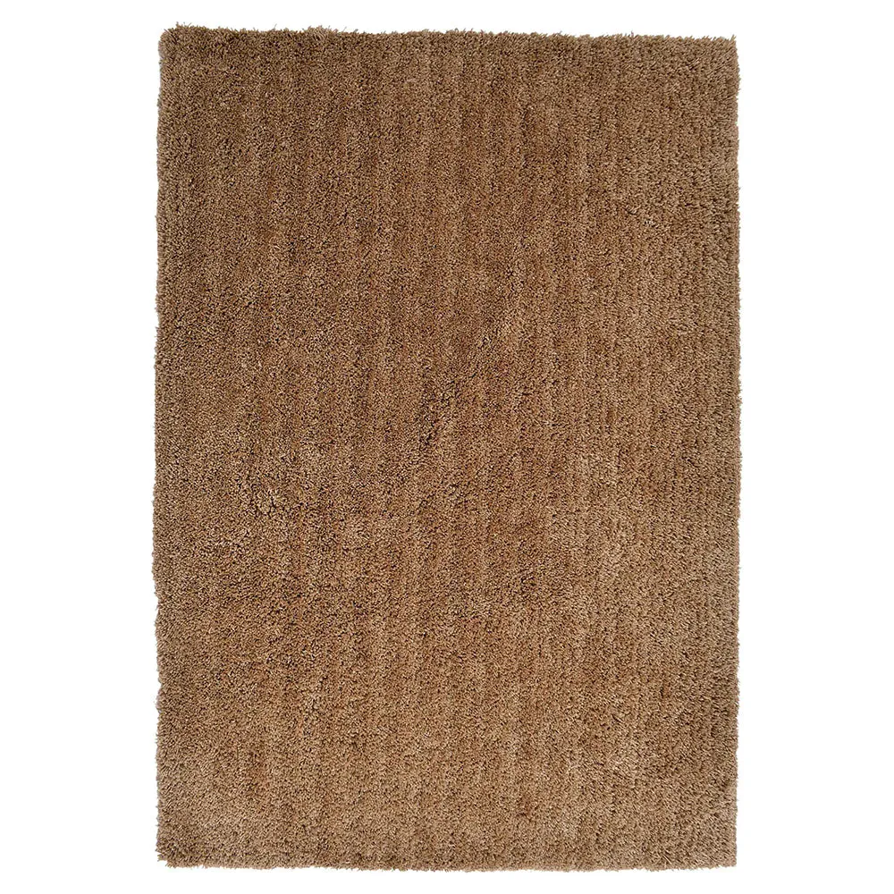 Designer Muted Beige Solid Soft Feel Anti-Skid 100% Cotton Tufted Carpet 2X5