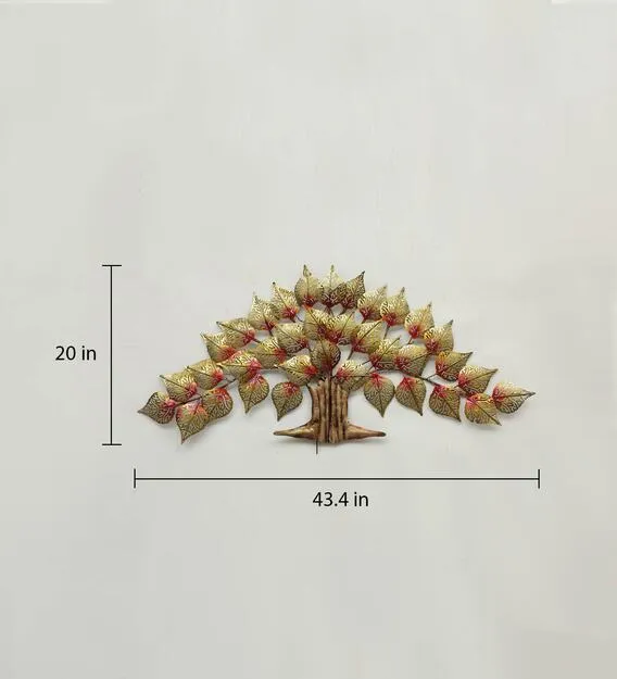 Designer Peepal Tree LED Metal Wall Art