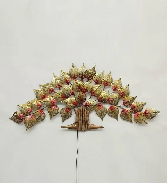 Designer Peepal Tree LED Metal Wall Art