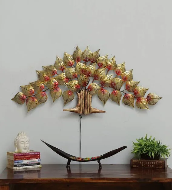 Designer Peepal Tree LED Metal Wall Art