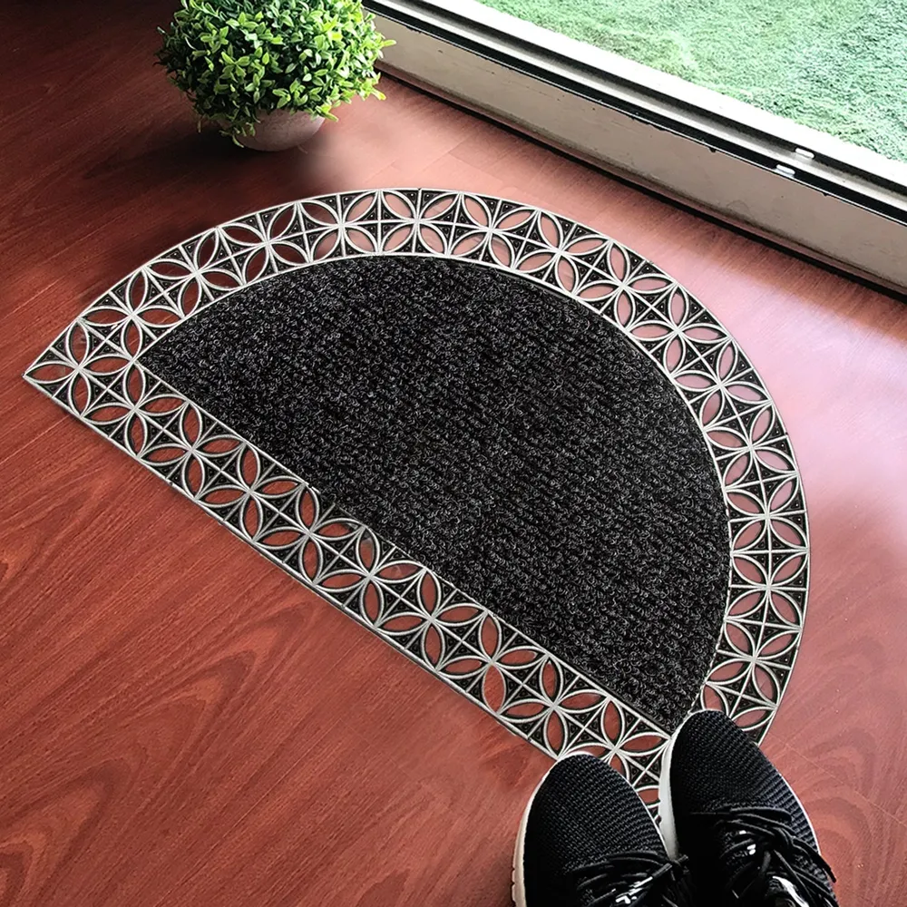 Designer Quickdry Crescent Shaped  Bath Mat