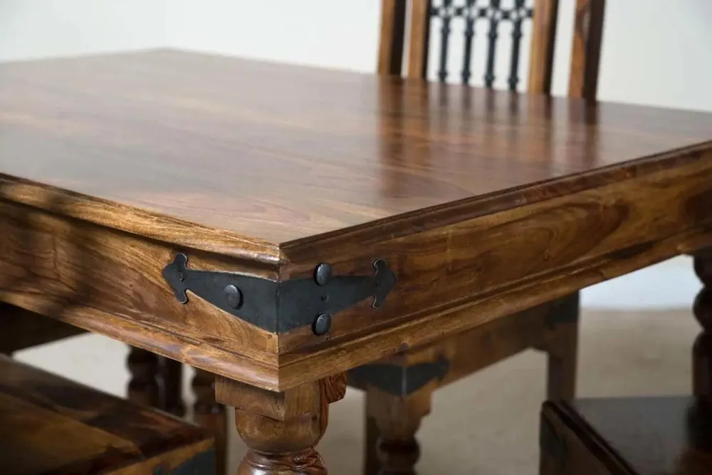 Designer Sheesham Wood Dining Table 6 Seater
