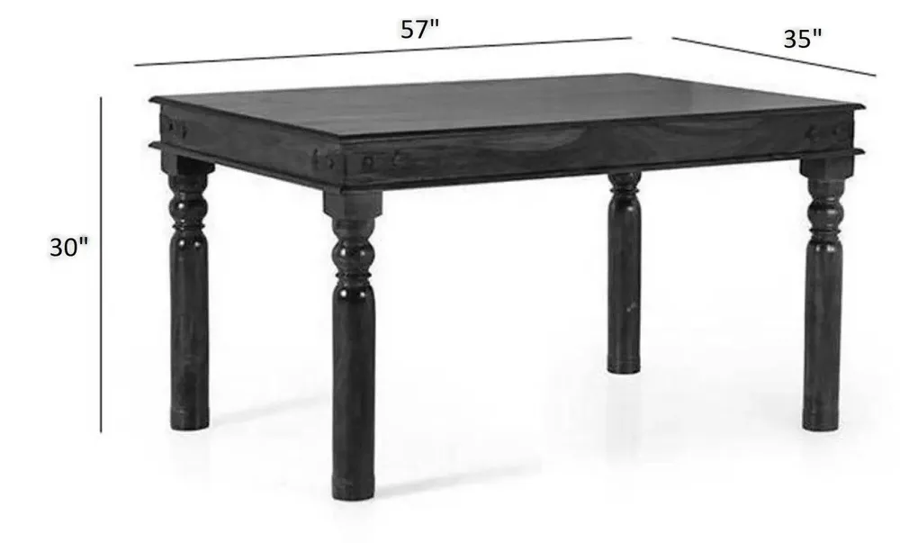 Designer Sheesham Wood Dining Table 6 Seater