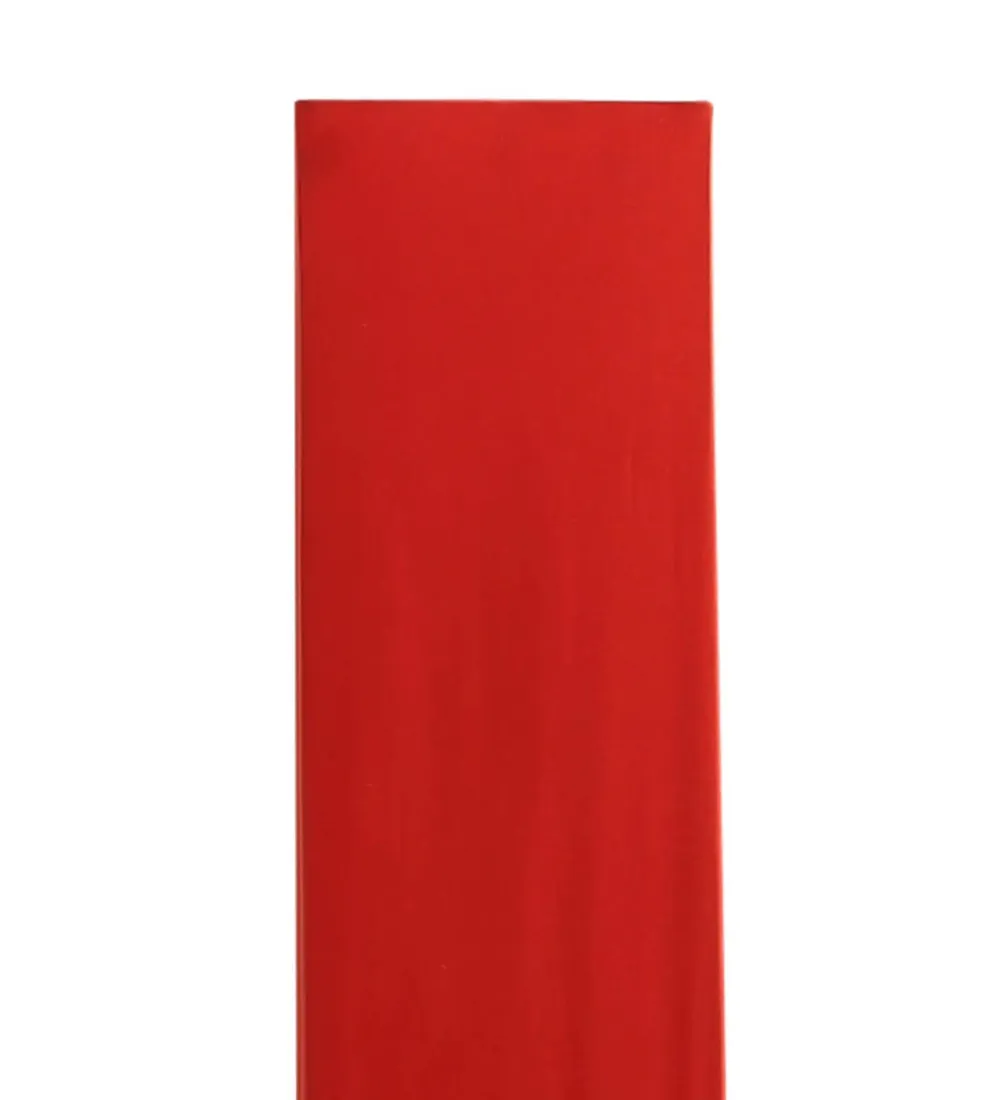 Designer Square Sleek Iron Base Cotton Floor Lamp Orange