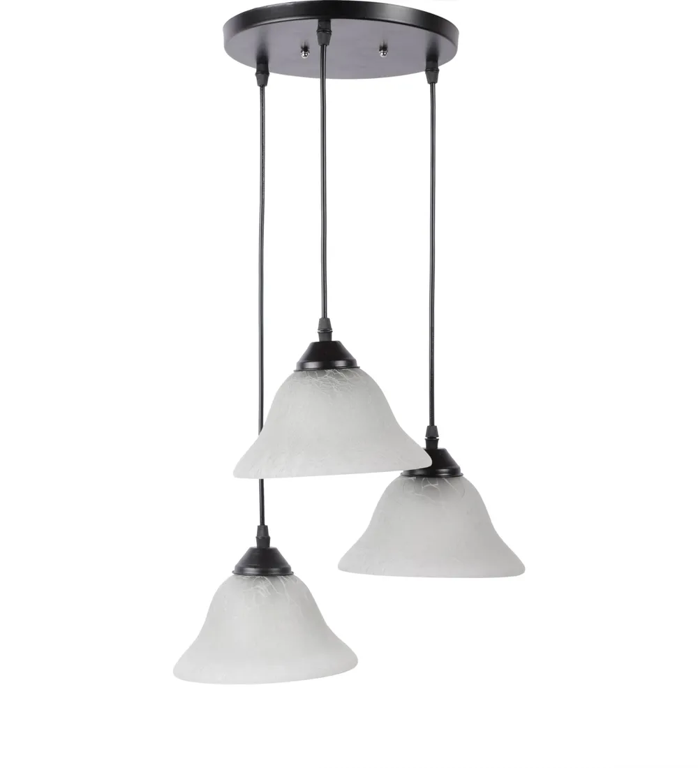Designer Tapered Glass Cluster Ceiling Light