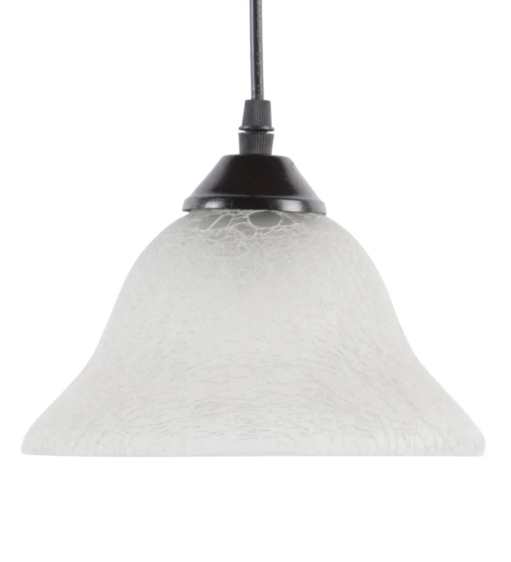 Designer Tapered Glass Warm Hanging Light Single Piece