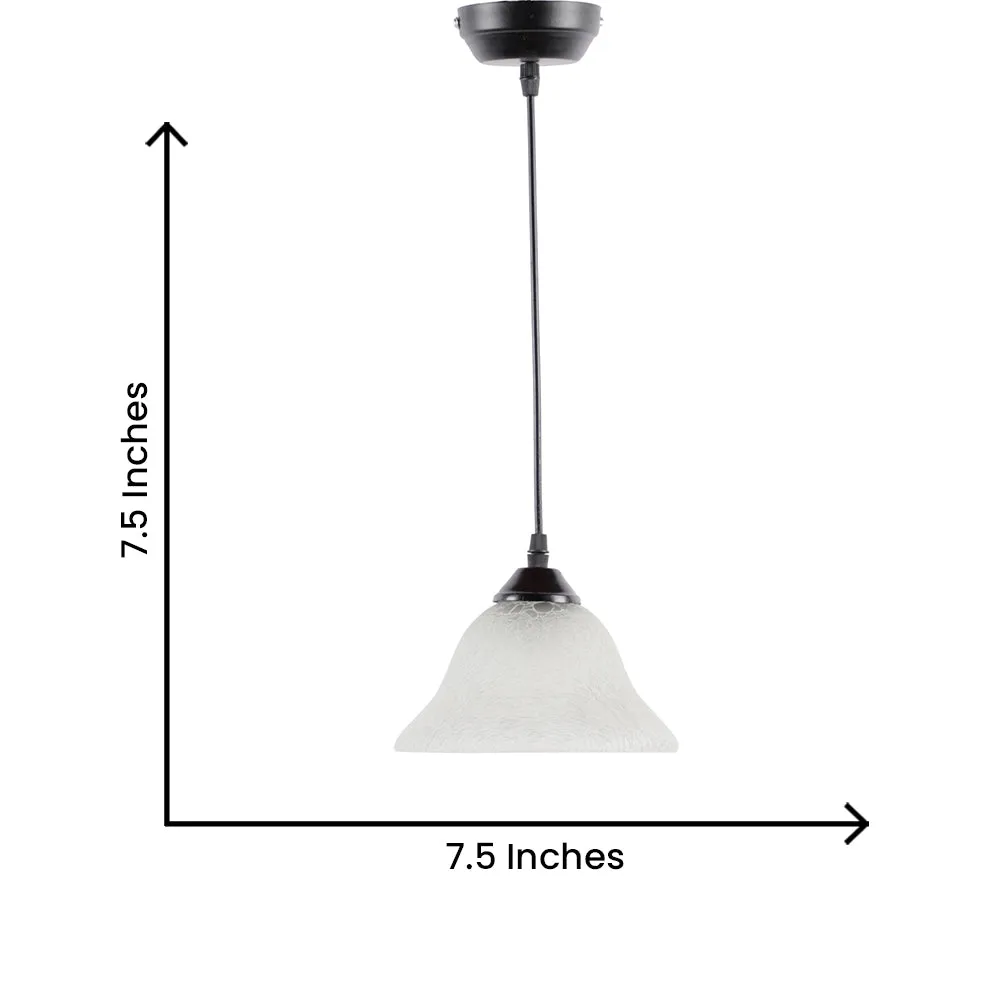 Designer Tapered Glass Warm Hanging Light Single Piece