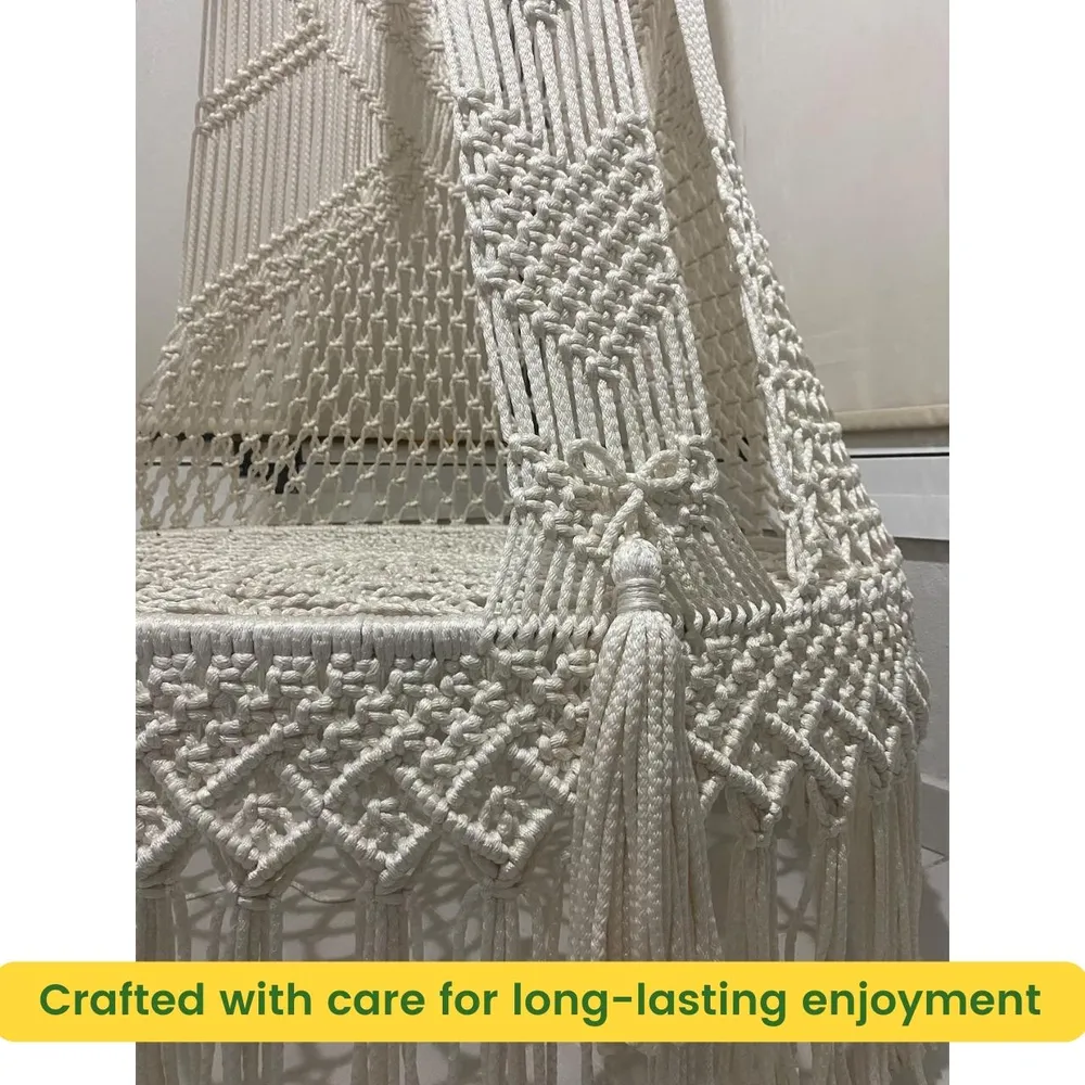 Designer Tassel Bohemian Durable Macrame Swing Hammock
