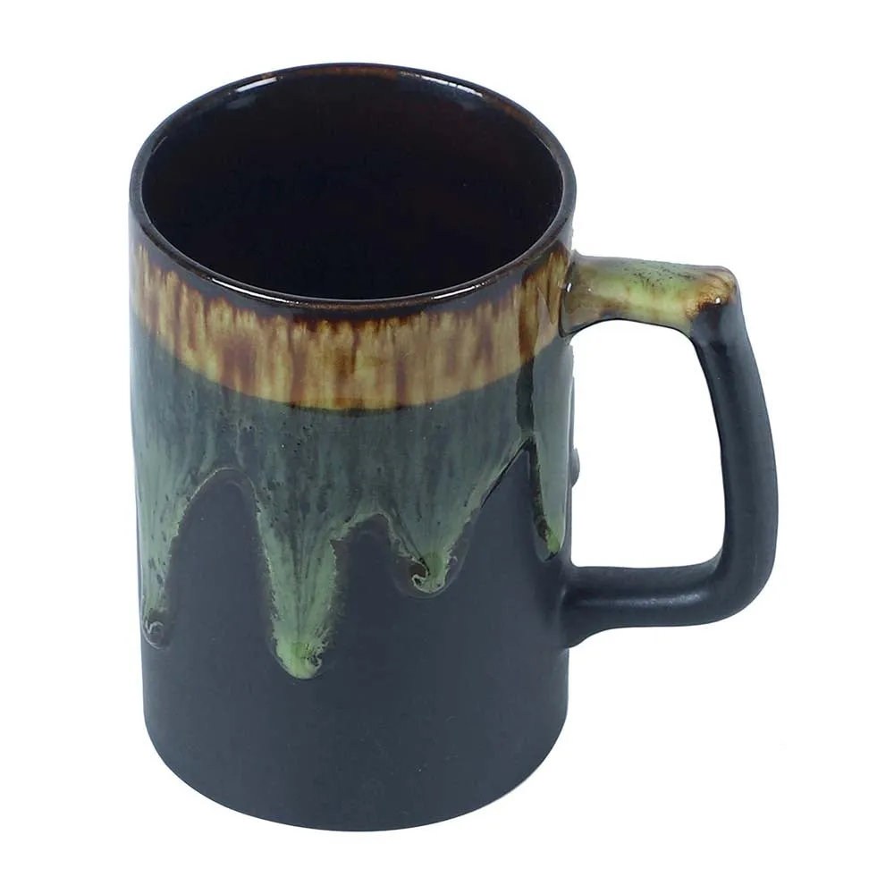 Dipping Milk Squared Dark Green Tea Cups Set Of 6 Tea Cups Set