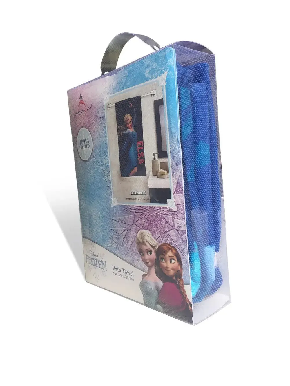 Disney Blue Elsa Frozen Kids Cotton Bath Towel