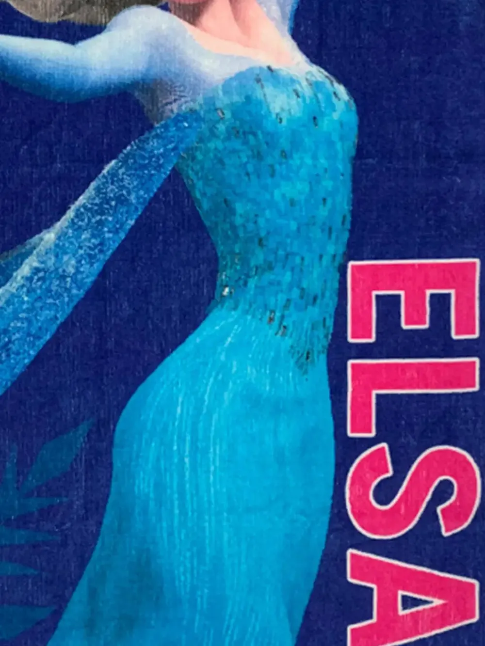 Disney Blue Elsa Frozen Kids Cotton Bath Towel