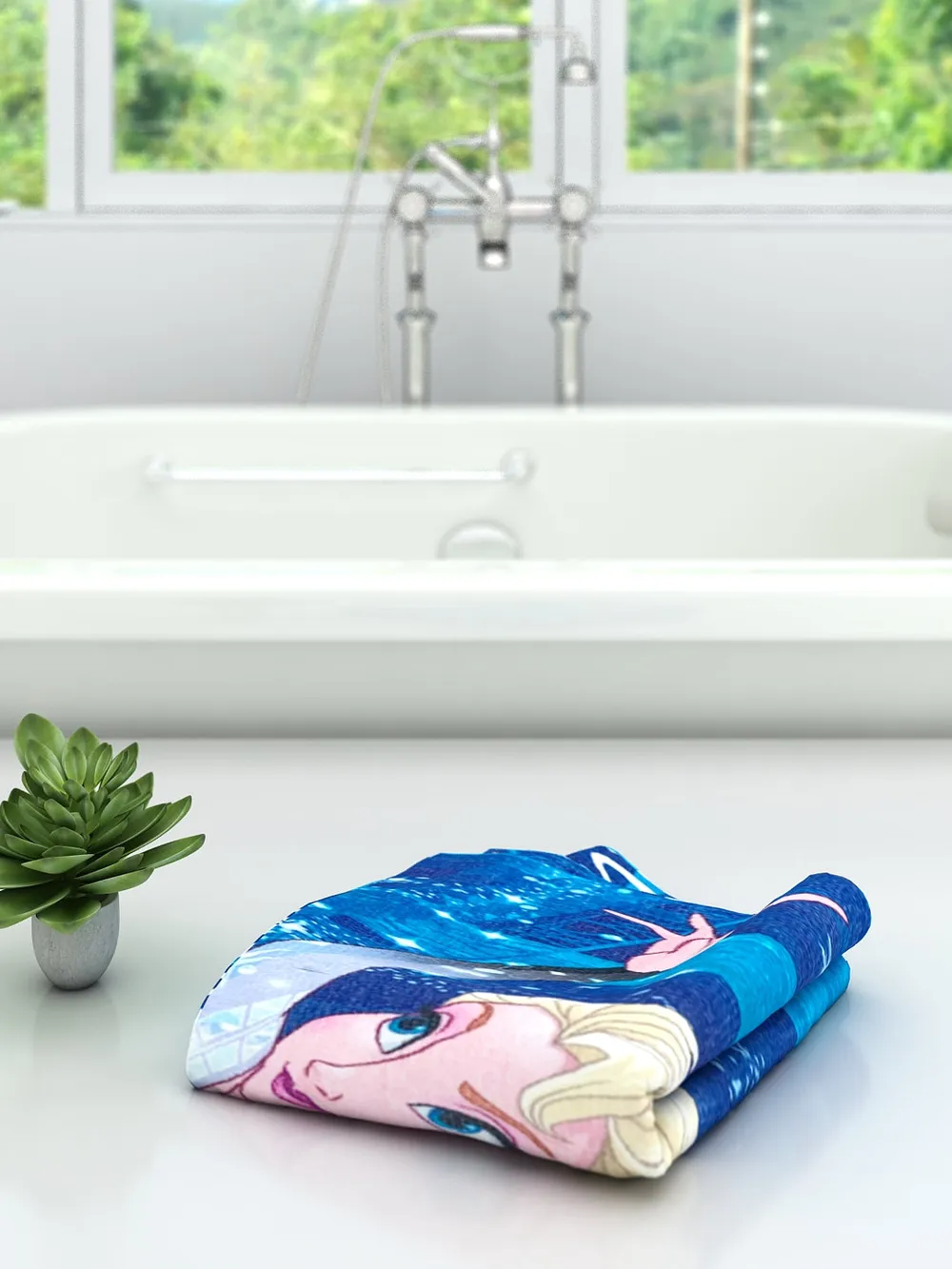 Disney Dream Of Magic Frozen Kids Cotton Bath Towel