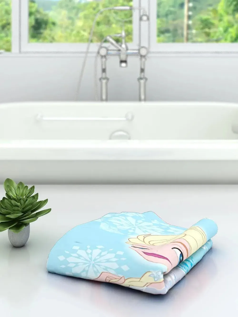 Disney Elsa Frozen Kids Cotton Bath Towel