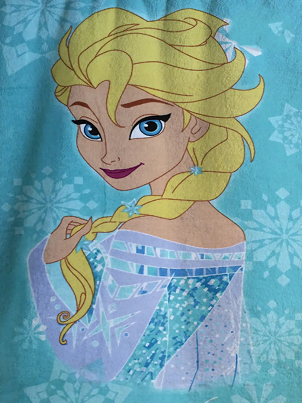 Disney Elsa Frozen Kids Cotton Bath Towel